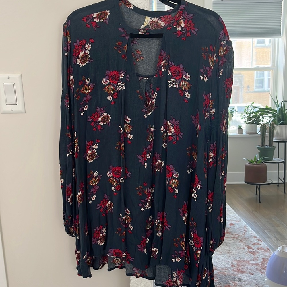 Tee people floral tunic/dress